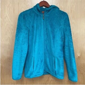 Merrell Teal Blue Fleece Zip-Up Jacket